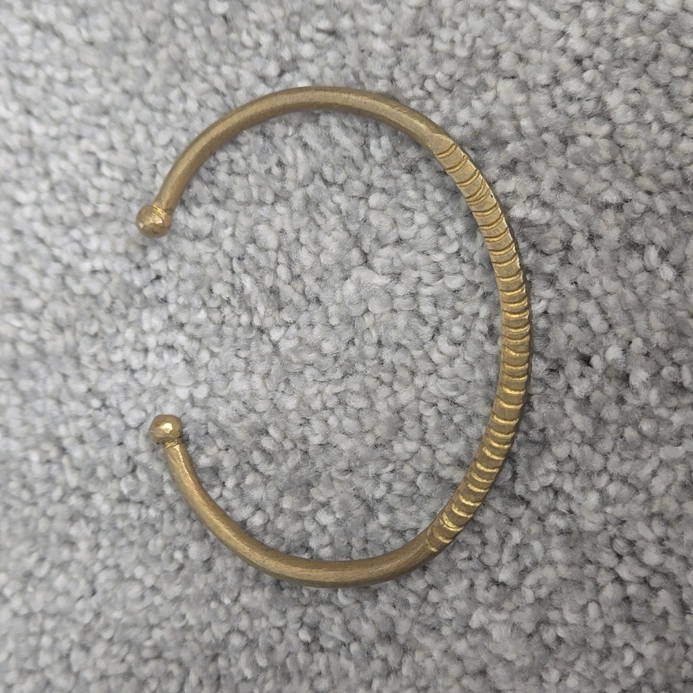 Brass Cuff Bracelet - Picture 2 of 4